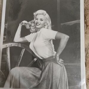 Vintage Black and White Glamour Photograph